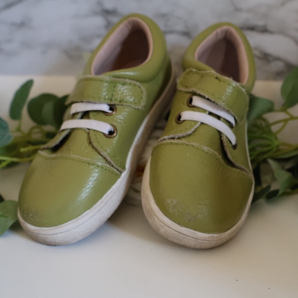 Monkey Feet Kids LOW TOPS (NO BOW) - Leather Sneakers - Picture 5 of 6